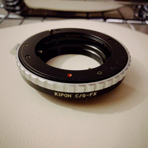 Kipon Mount Adapter C/G-Fx Contax-G Fuji