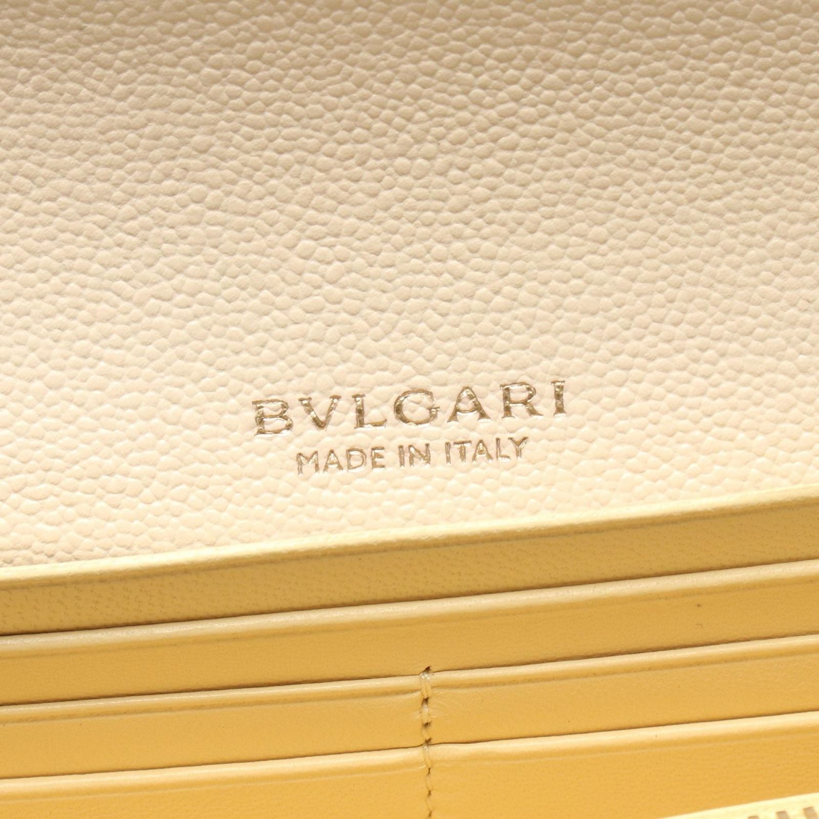 Bvlgari Long Wallet 292844 Zip Used A