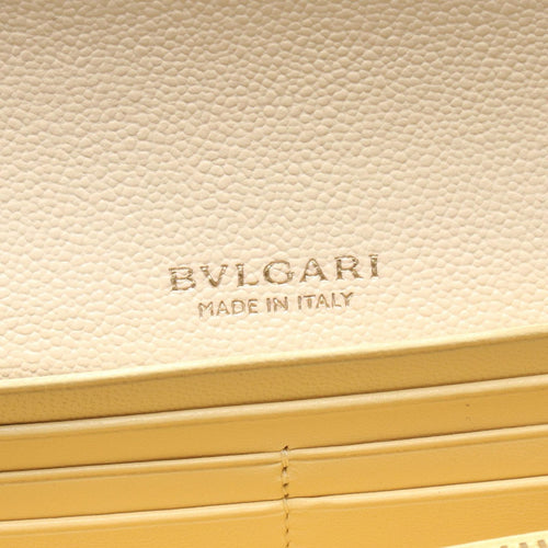 Bvlgari Long Wallet 292844 Zip Used A
