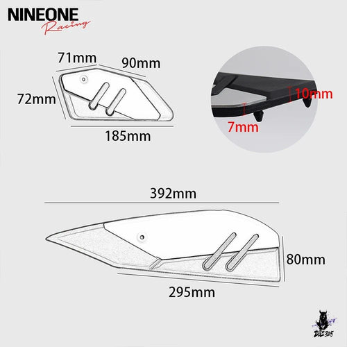 Cowl Fender Xmax 125/250/300/400 Cnc
