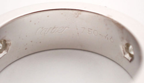 Cartier Ring #46(5 K18Wg 7.3G