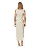 Long Sleeves, Three Quarter Sleeve Womens English Factory Sleeveless Maxi Denim