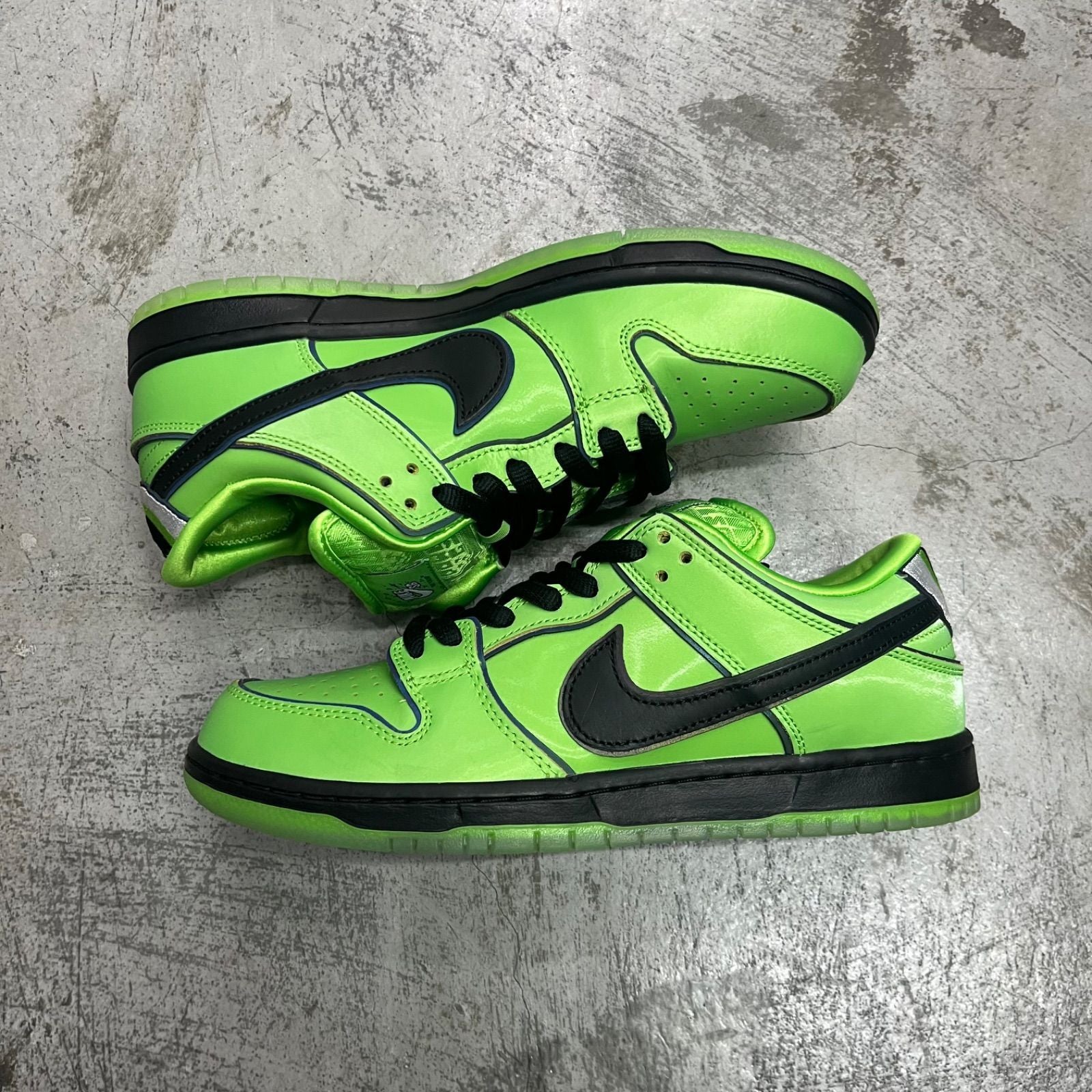 Nike Sb Sneakers The Powerpuff Girls Dunk Low Pro Qs ""Buttercup"" Fz8319-300