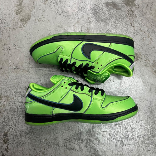 Nike Sb Sneakers The Powerpuff Girls Dunk Low Pro Qs ""Buttercup"" Fz8319-300
