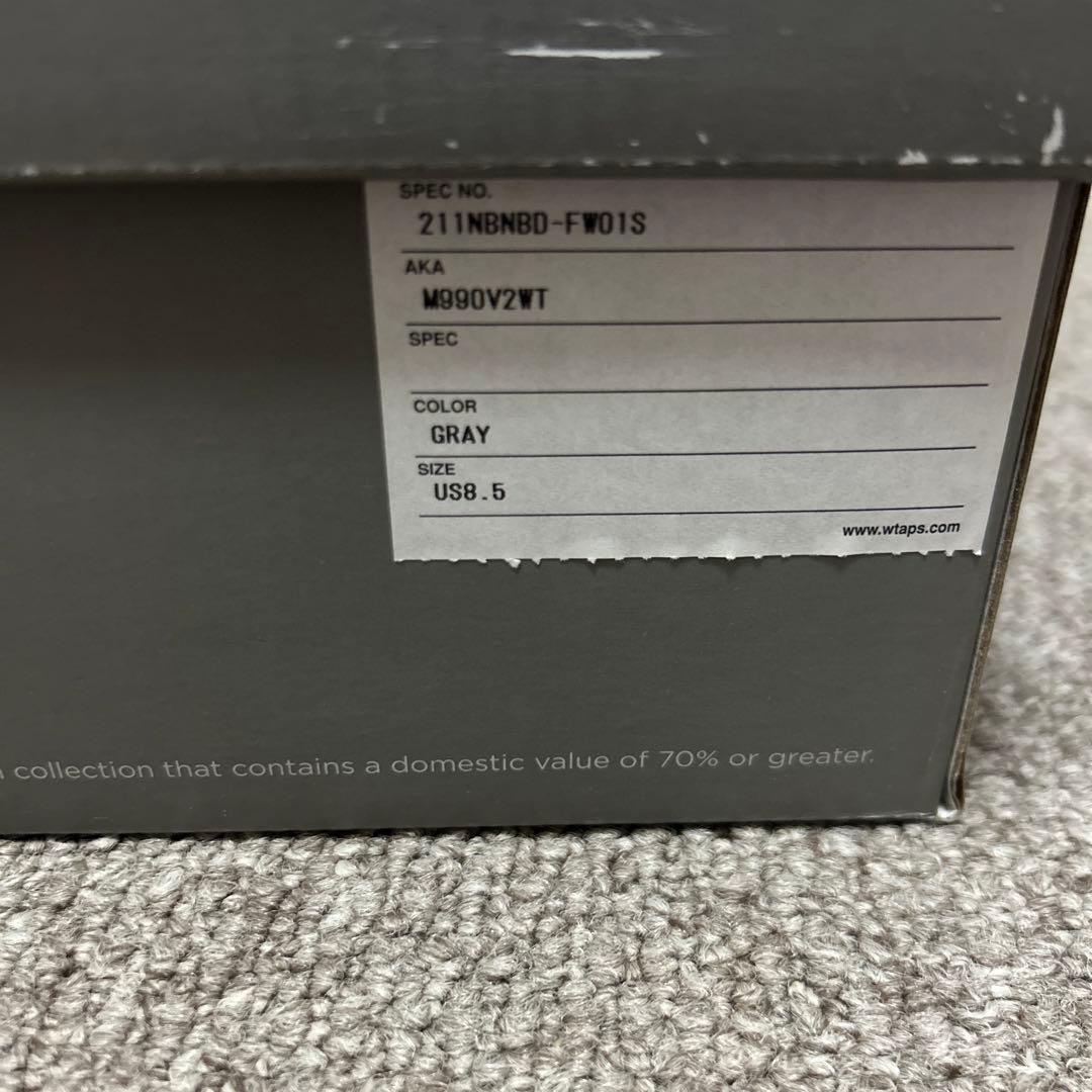 Wtaps Sneakers New Balance 990V2