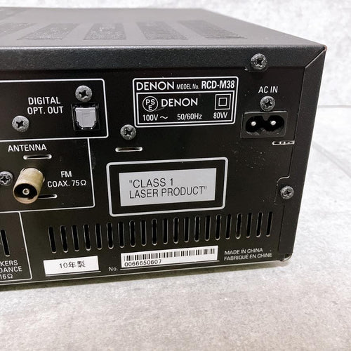 Denon Mini Component Systems Rcd-M38 Cd
