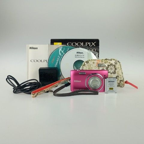 Nikon Compact Digital Camera Coolpix S3500 Pink