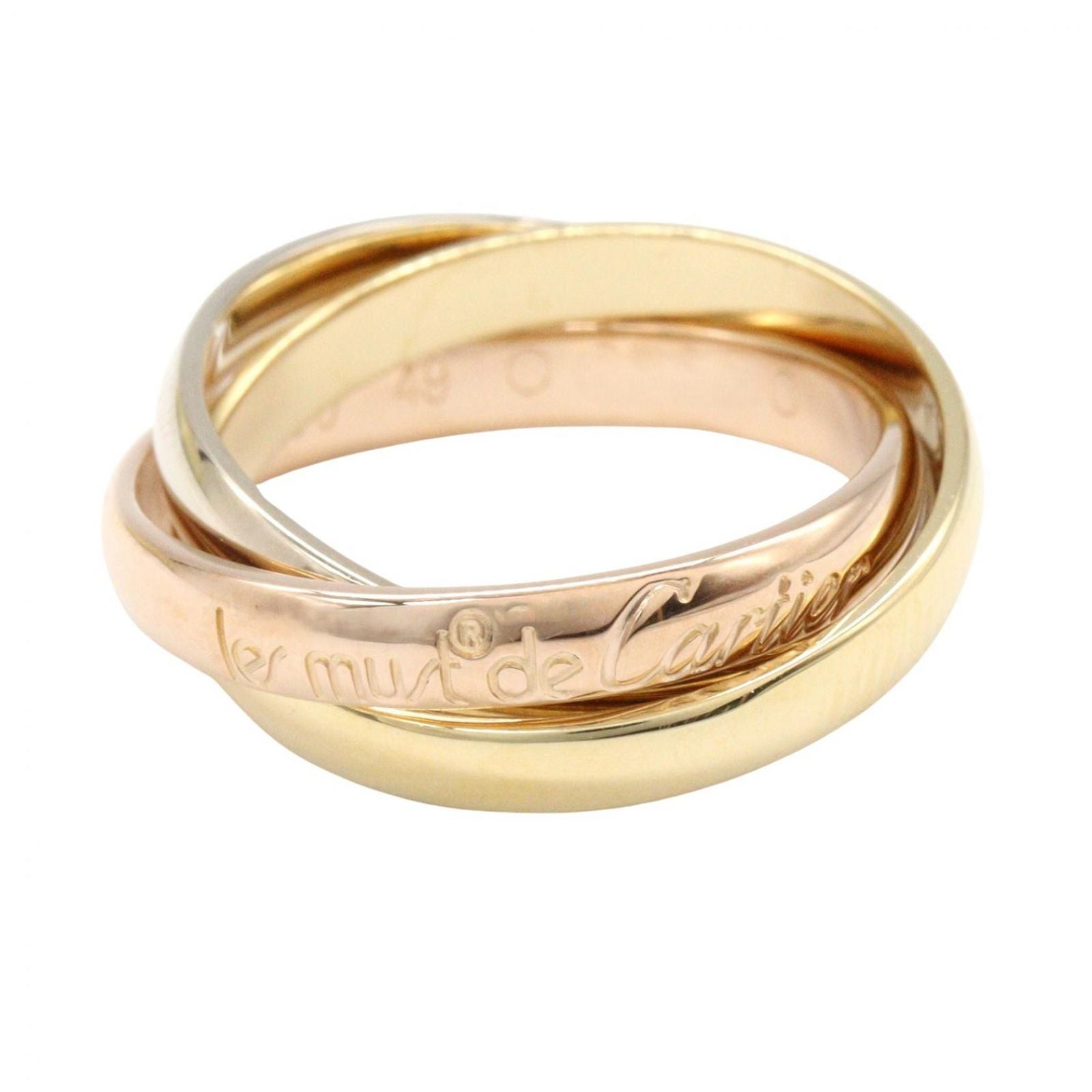 Cartier Ring K18 K18Wg Used A