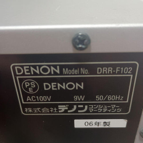Denon Cassette Player Drr-F102