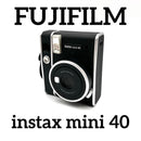 Fujifilm Instant Camera Body Instax Mini 40 Black