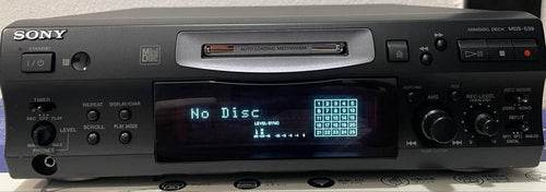 Sony Cd, Md Cassette Decks Mds-S39