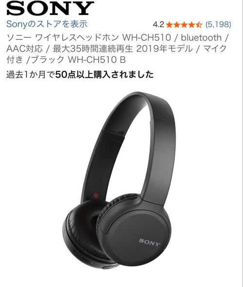 Sony Wireless Headphones Wh-Ch510