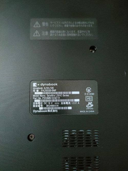 Dynabook Windows Laptops Toshiba Az65/Gb