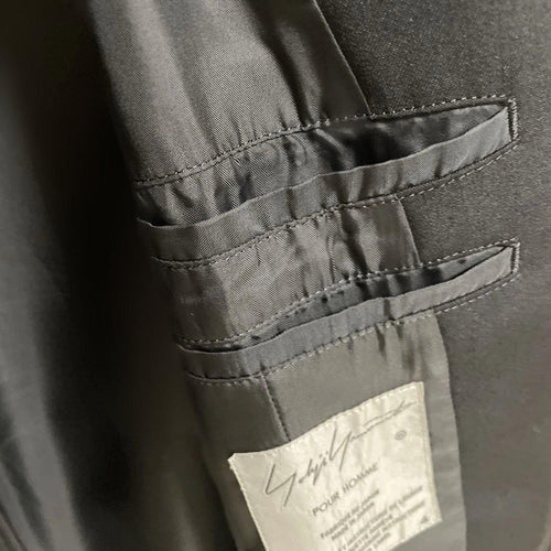 Yohji Yamamoto Pour Homme Collarless Jackets 4