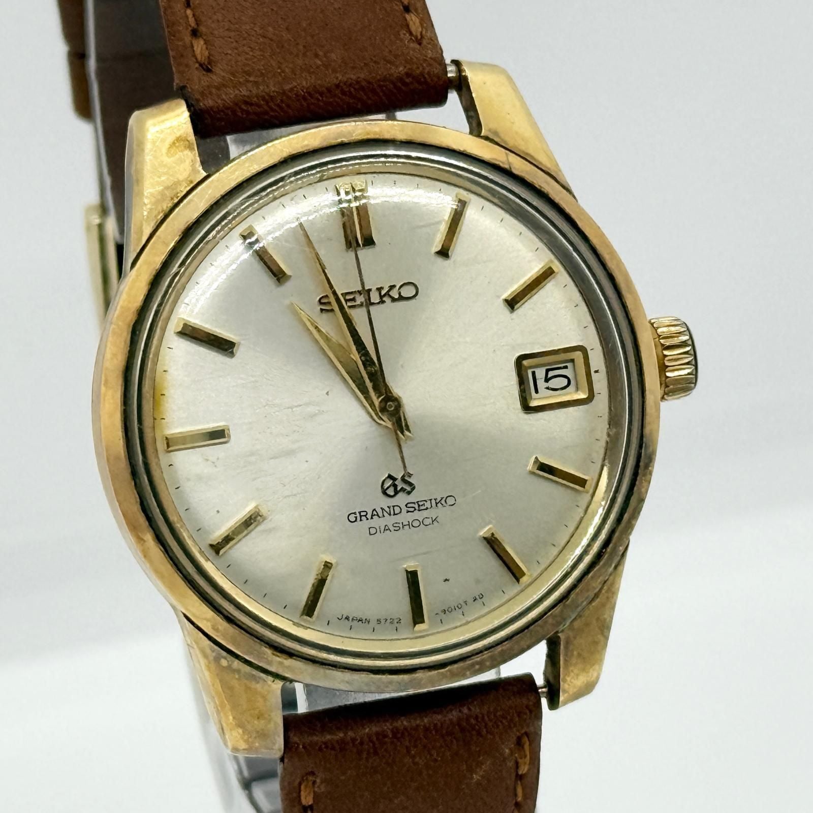 Seiko Hand -Wound Clock Grand 5722-9011 +1S/D