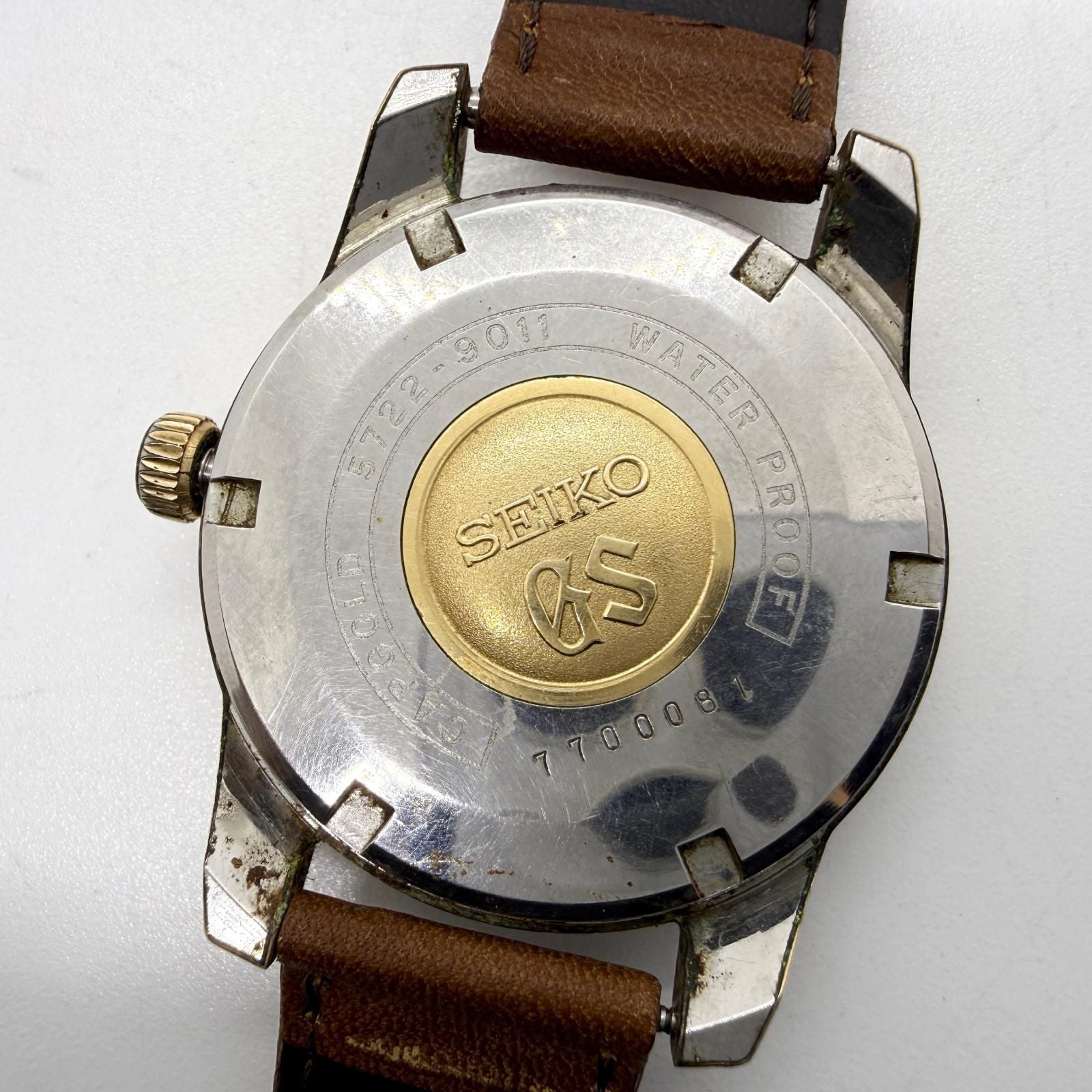 Seiko Hand -Wound Clock Grand 5722-9011 +1S/D