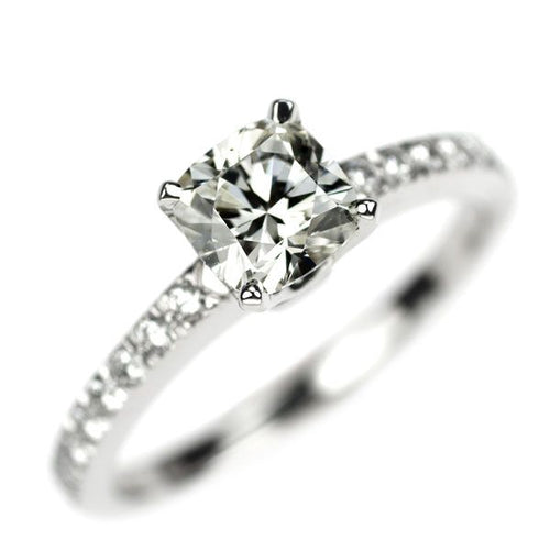 Tiffany Ring Pt950 0.729Ct H Vs1