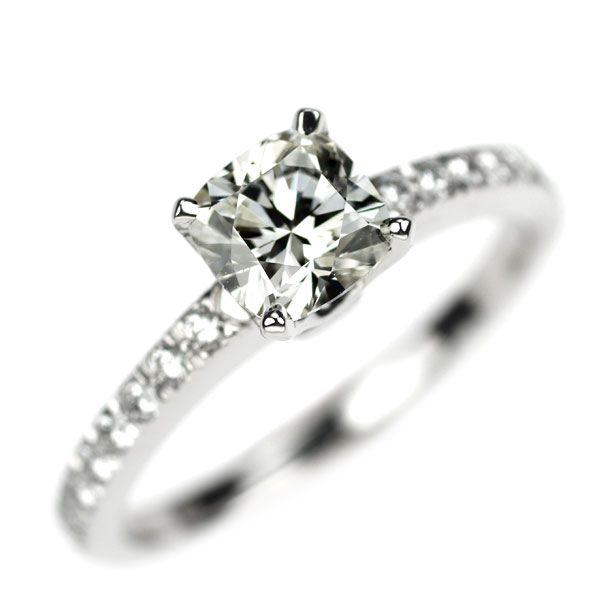 Tiffany Ring Pt950 0.729Ct H Vs1