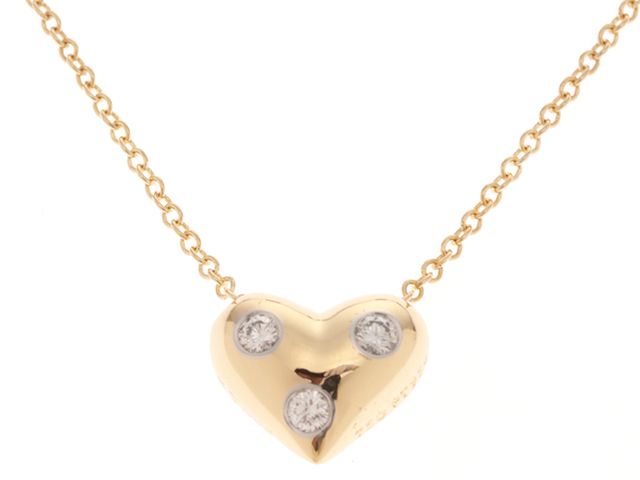 Tiffany Necklace Tiffany&Co. 3P K18 Pt950 3.5G 473