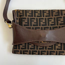 Fendi Shoulder Bags Zucca Cancas Leather Bag