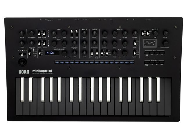 Analog Synthesizer Korg Minilogue Xd Inverted [Minilogue-Xd Bw]