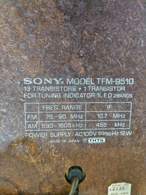 Sony Radios Radio Cassette Players