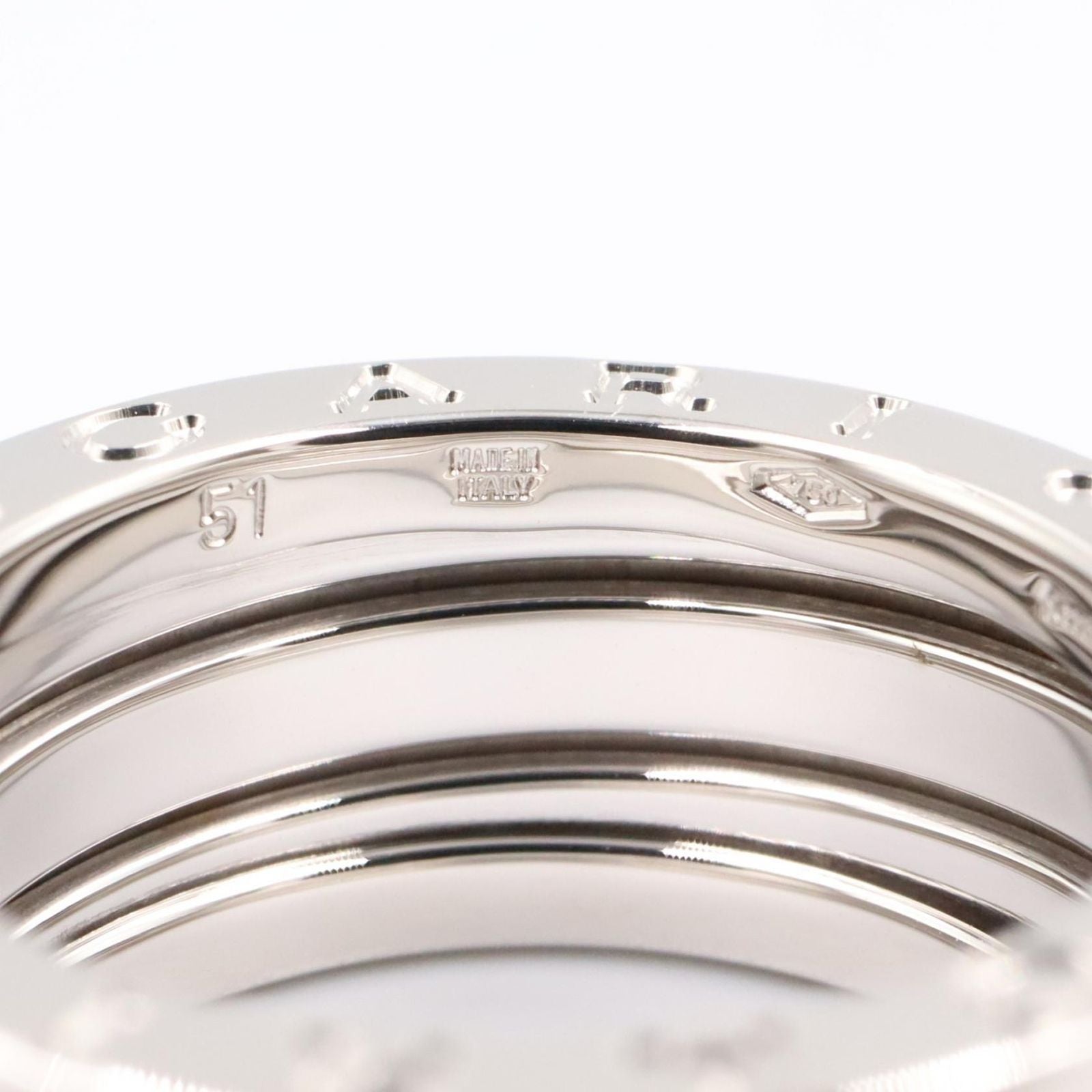Bvlgari Ring B-Zero1 3 K18Wg Used A