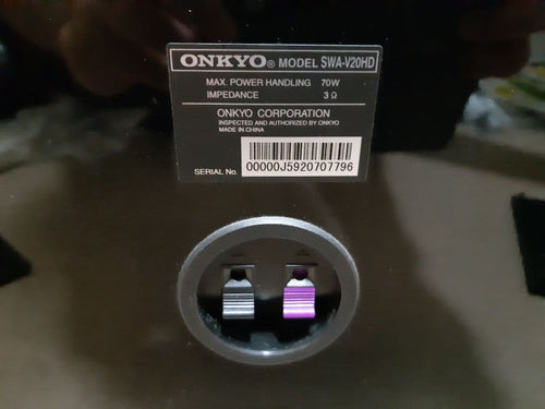 Center Speaker Onkyo St-V20Hd Swa-V20Hd