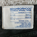 Neighborhood Straight Jeans Savage Denim S