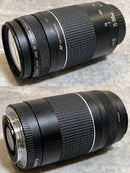 Canon Digital Slr Eos 70D Ef-S18-135Mm F3.5-5.6 Is Ef75-300Mm F4-5.6 Ii Usm