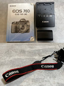 Canon Digital Slr Eos 70D Ef-S18-135Mm F3.5-5.6 Is Ef75-300Mm F4-5.6 Ii Usm