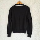 Black Comme Des Garcons Long-Sleeve V