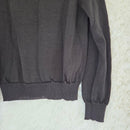Black Comme Des Garcons Long-Sleeve V
