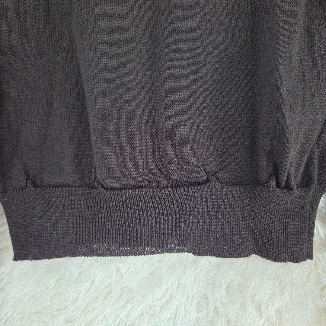 Black Comme Des Garcons Long-Sleeve V