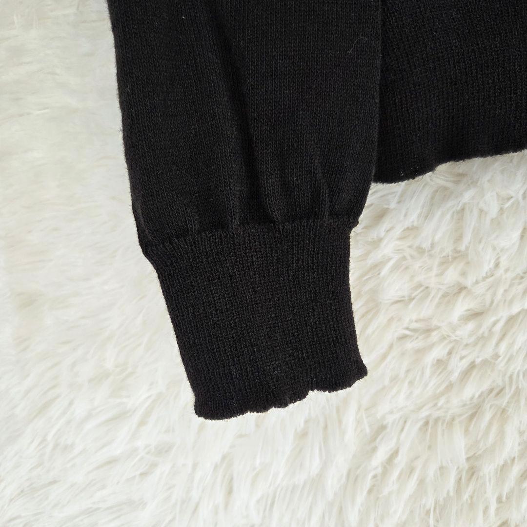 Black Comme Des Garcons Long-Sleeve V
