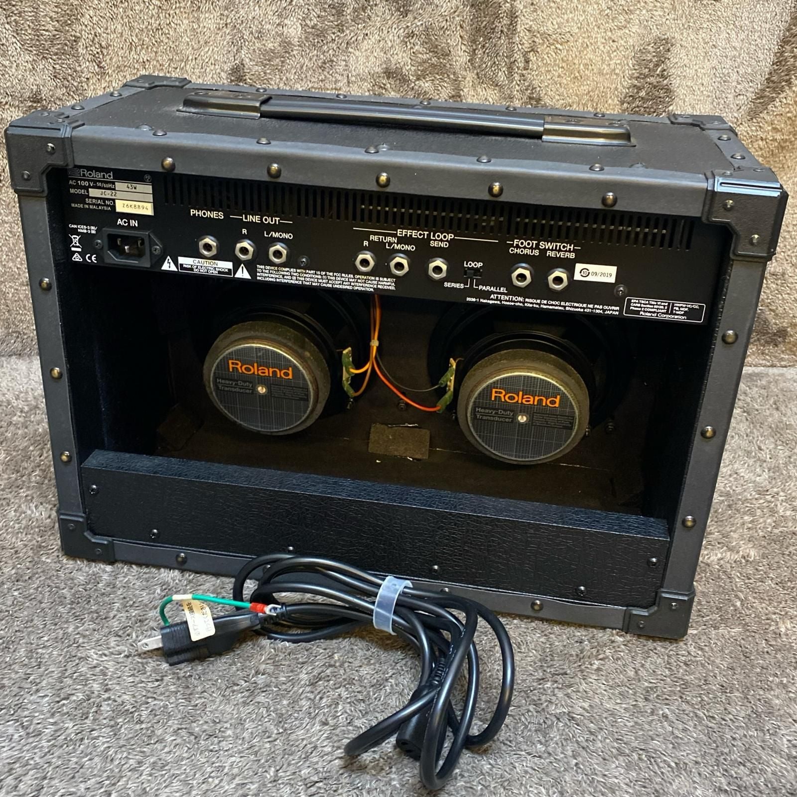 Guitar Amplifier Roland Jc-22 473
