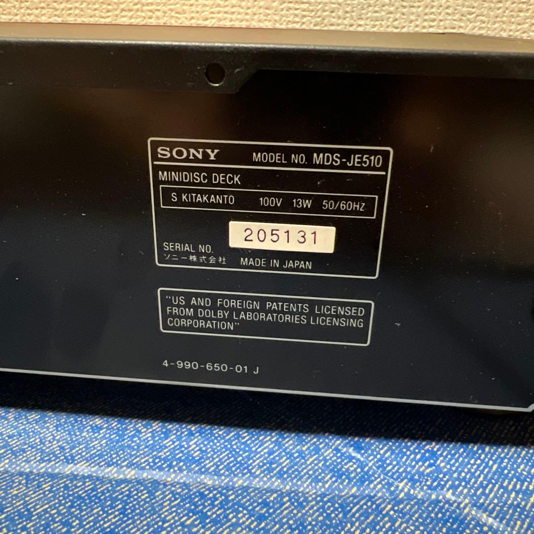 Sony Other Mds-Je510