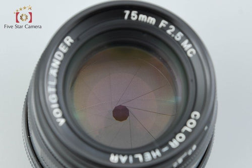 Voigtlander Lens (Single Focus) Color-Heliar F/2.5 Mc L39 2026.5