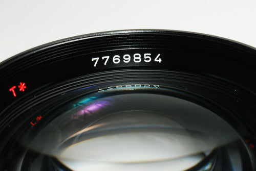 Contax Lens (Single Focus) Carl Zeiss Planar T* 85 F1.4 Mmj Cy Mount R299