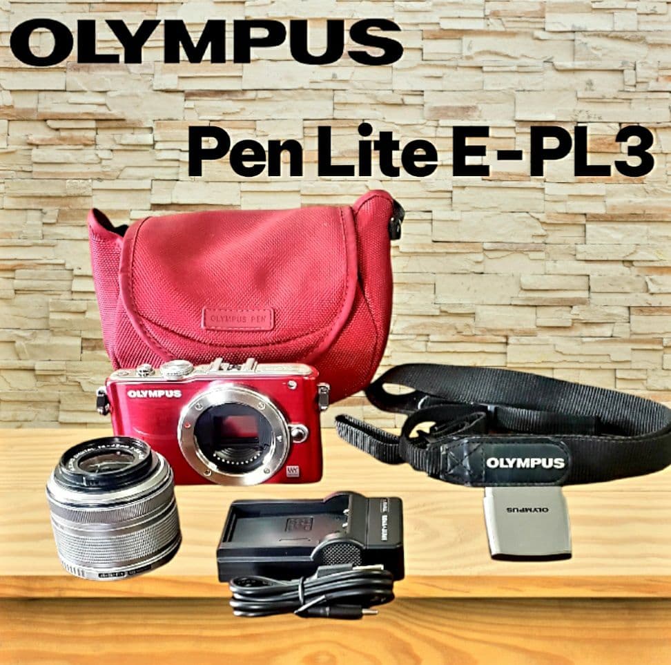 Olympus Mirrorless Interchangeable Lens Cameras Pen Lite E-Pl3