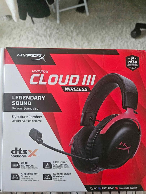 Wireless Headphones Hyperx Cloud Iii