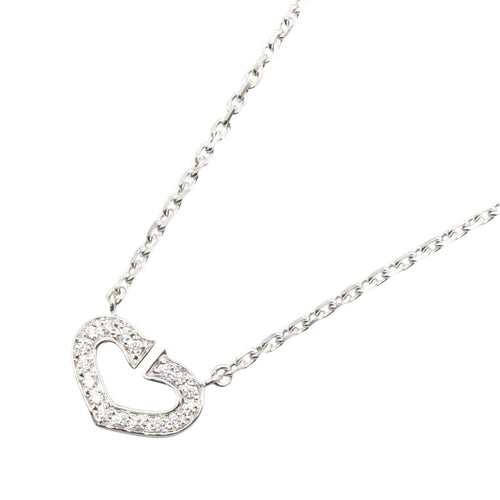 Cartier Necklace C 39 K18Wg Used A