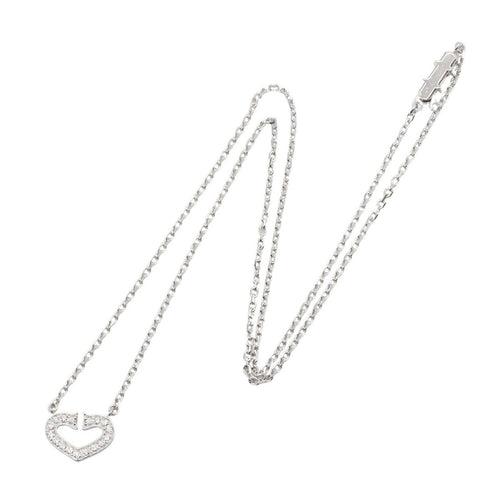 Cartier Necklace C 39 K18Wg Used A