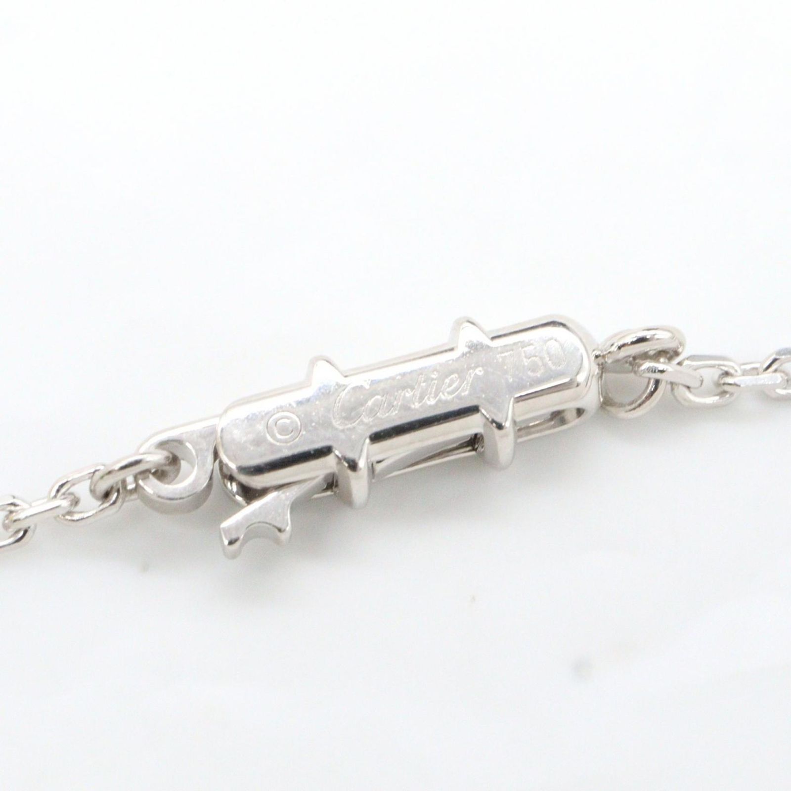 Cartier Necklace C 39 K18Wg Used A