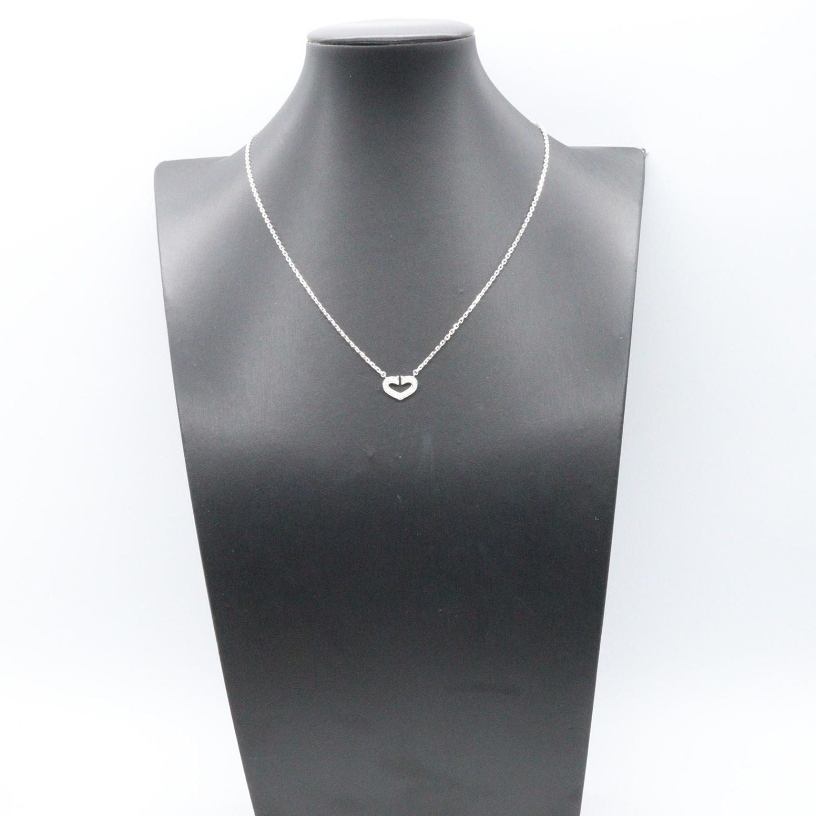 Cartier Necklace C 39 K18Wg Used A