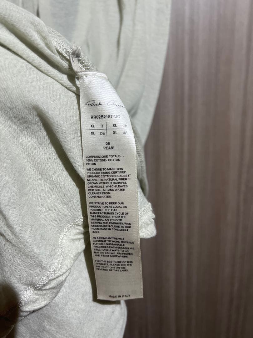 Rick Owens Tank Tops Sleeveless Dylan Tee Xl Pearl