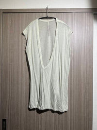 Rick Owens Tank Tops Sleeveless Dylan Tee Xl Pearl