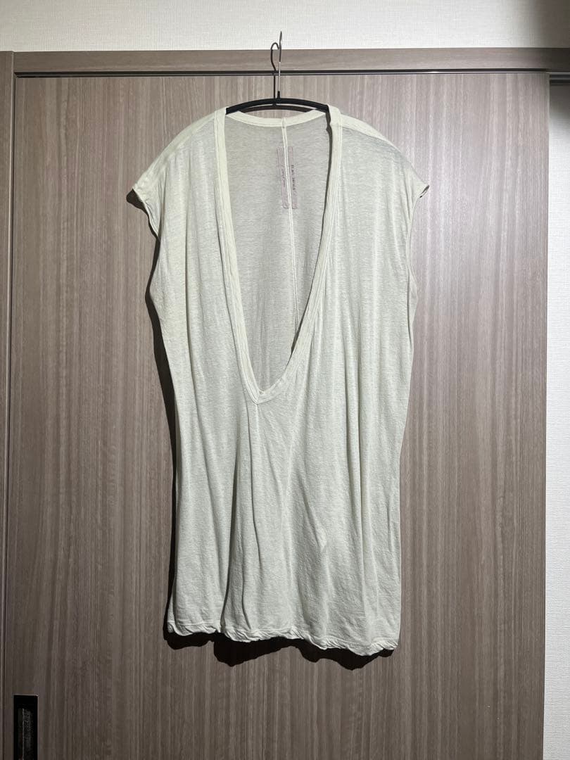 Rick Owens Tank Tops Sleeveless Dylan Tee Xl Pearl