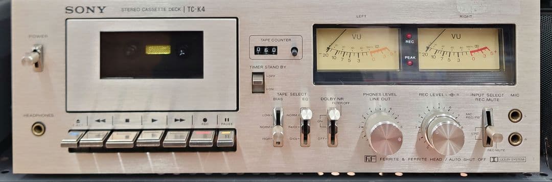 Sony Cd Md Cassette Deck Tc-K4