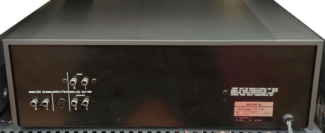 Sony Cd Md Cassette Deck Tc-K4